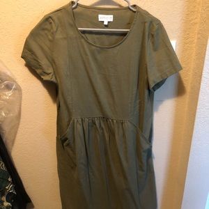 ModCloth Just Right Vibe Babydoll Dress, L